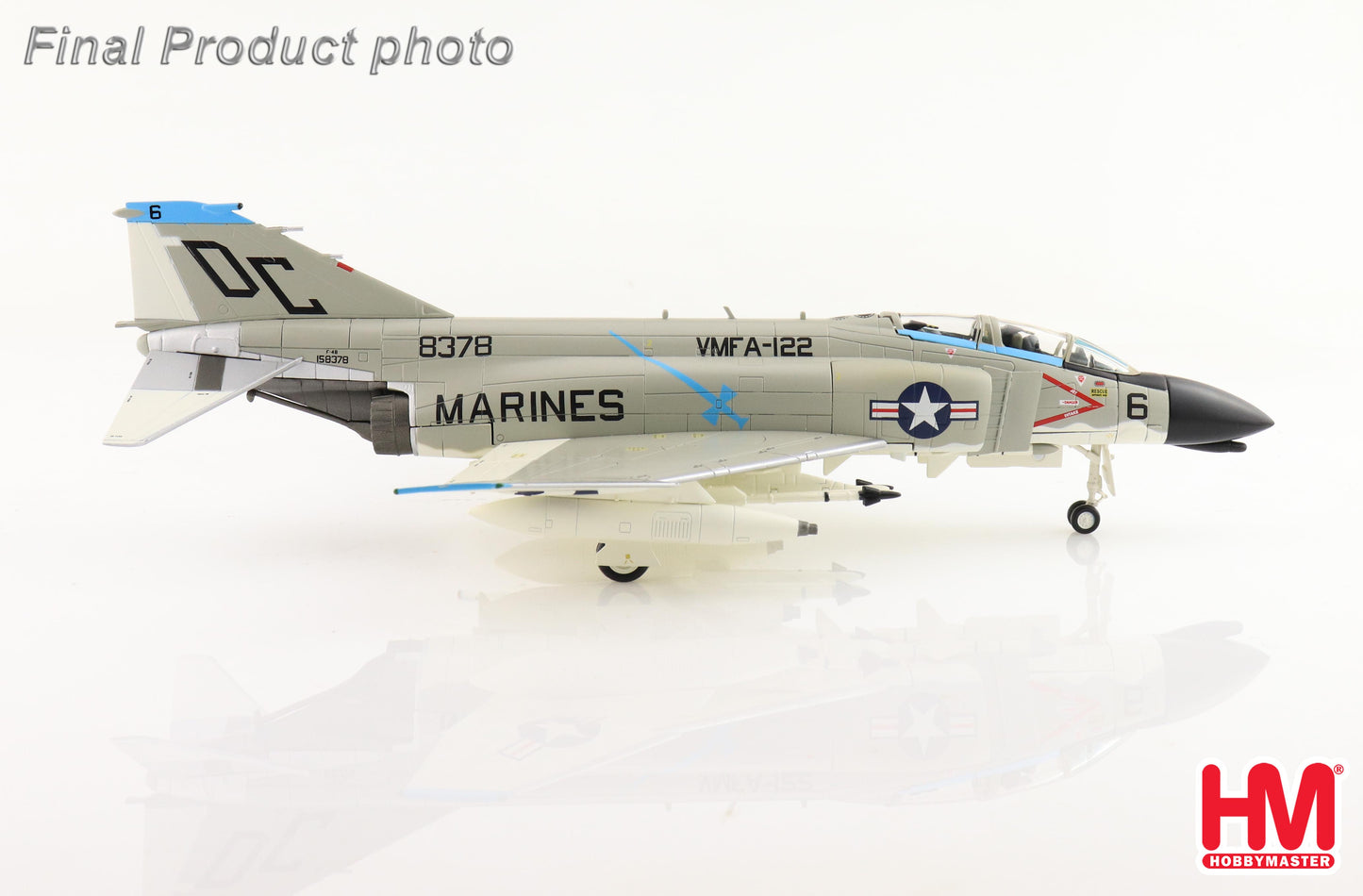1/72 F-4B Phantom II 158378 VMFA-122 DA Nang Air Base 1968 (with 3 x MK.4 Gun Pods)