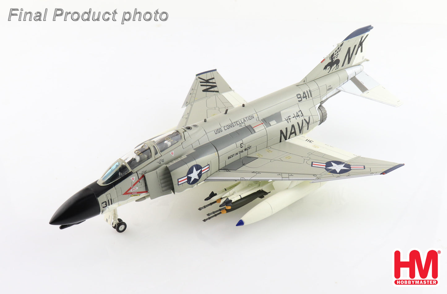 1/72 F-4B Phantom II 149411 VF-143 "Pukin Dogs" USS Constellation 1967