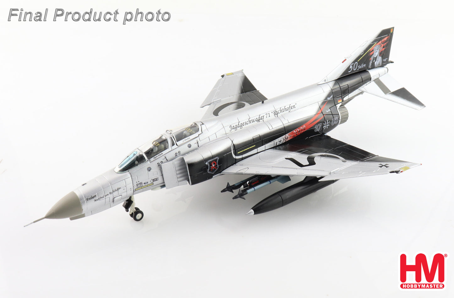 1/72 F-4F Phantom II "JG-71 50th Anniversary" 37+03 Luftwaffe 2009