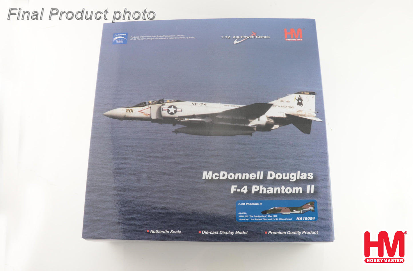 1/72 F-4C Phantom II 64-0776 389th TFS "The Gunfighters" May 1967 (flown by Lt Col Robert Titus and 1st Lt. Milan Zimer)