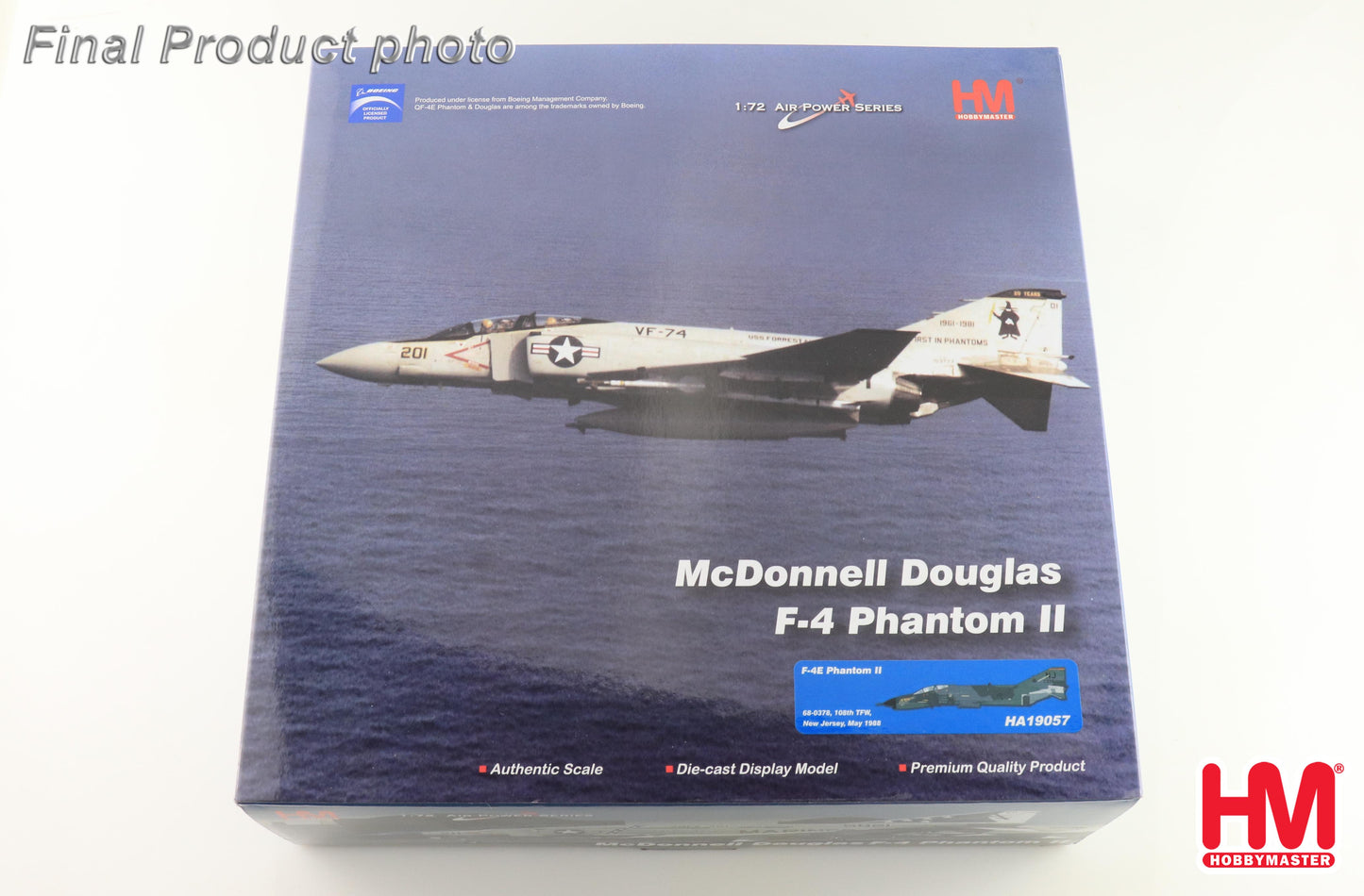 1/72Â F-4E Phantom II 68-0378 108th TFW New Jersey May 1988