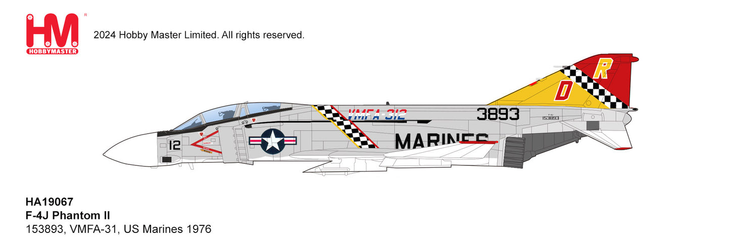 1/72 F-4J Phantom II 153893 VMFA-31 US Marines 1976