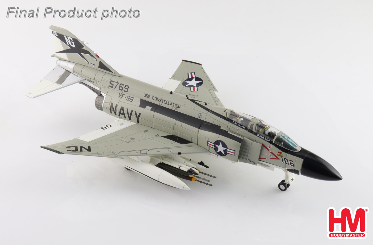 1/72 F-4J "Showtime 106" 155769 VF-96 USS Constellation May 1972