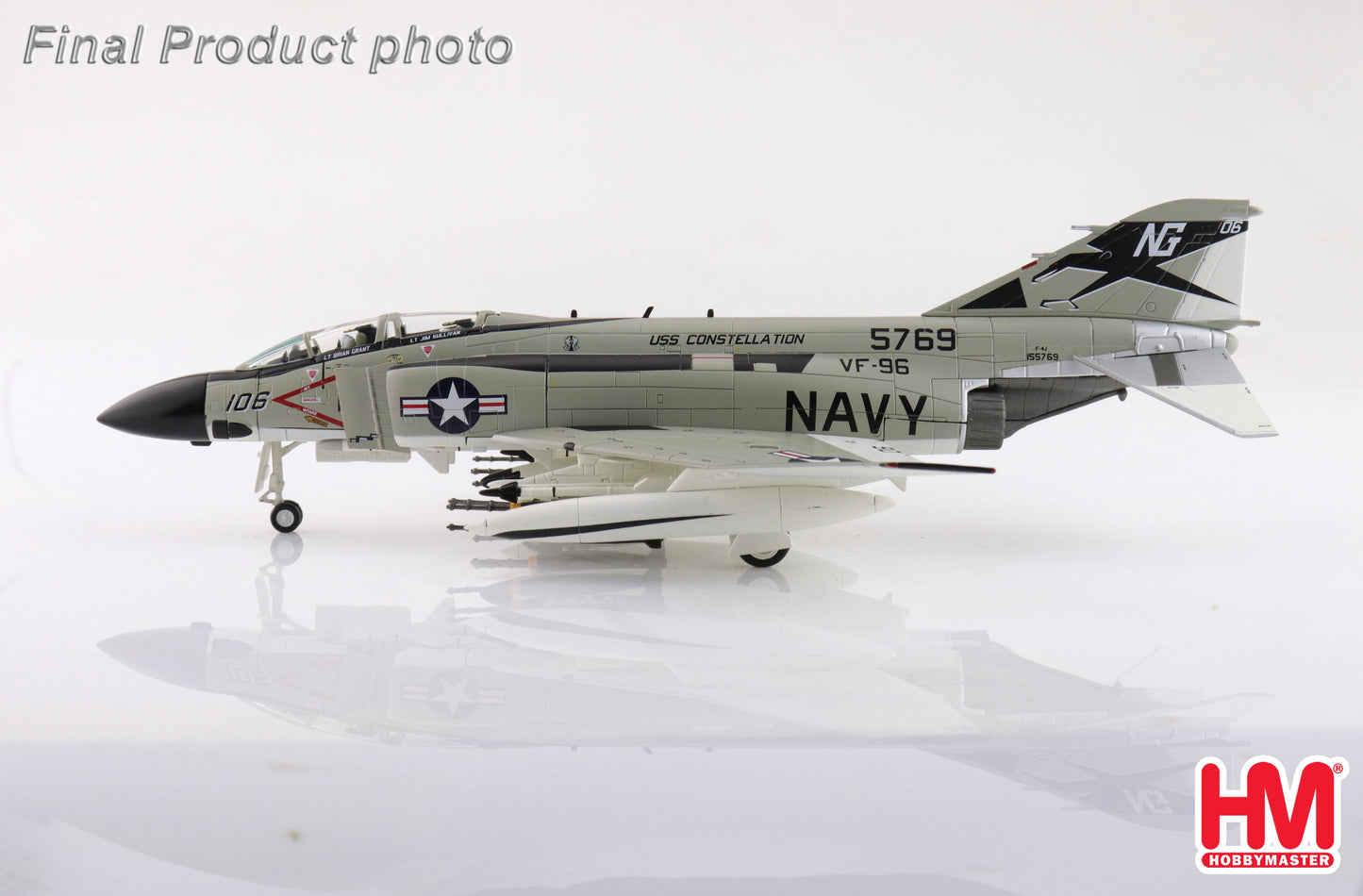1/72 F-4J "Showtime 106" 155769 VF-96 USS Constellation May 1972