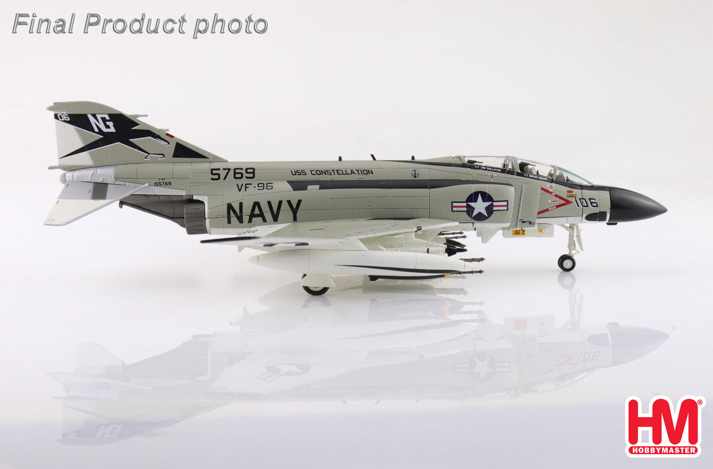 1/72 F-4J "Showtime 106" 155769 VF-96 USS Constellation May 1972