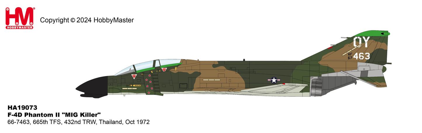 1/72 F-4D Phantom II "MIG Killer" 66-7463 665th TFS 432nd TRW Thailand Oct 1972