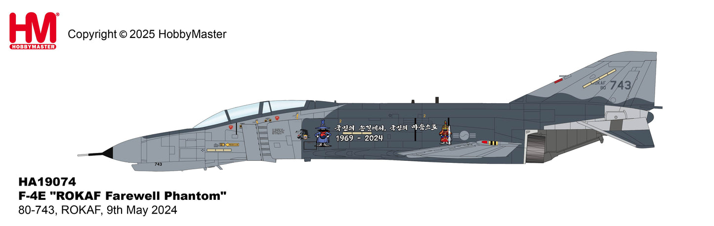 1/72 F-4E "ROKAF Farewell Phantom" 80-743 ROKAF 9th May 2024