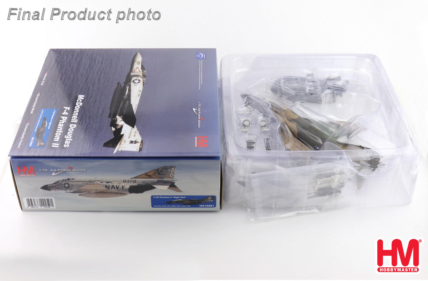 1/72 F-4D Phantom II "Night Owl" 66-8738 497th TFS USAF Ubon Sept 1972