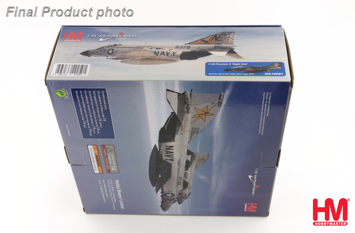 1/72 F-4D Phantom II "Night Owl" 66-8738 497th TFS USAF Ubon Sept 1972