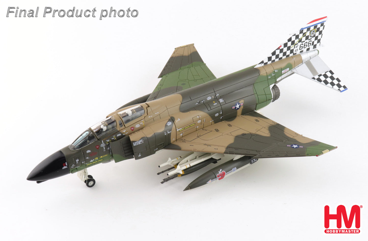 1/72 F-4C Phantom II "Wiliam Tell" 63-7666 57th FIS USAF Iceland 1977