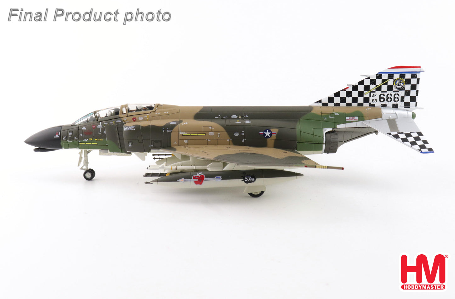 1/72 F-4C Phantom II "Wiliam Tell" 63-7666 57th FIS USAF Iceland 1977