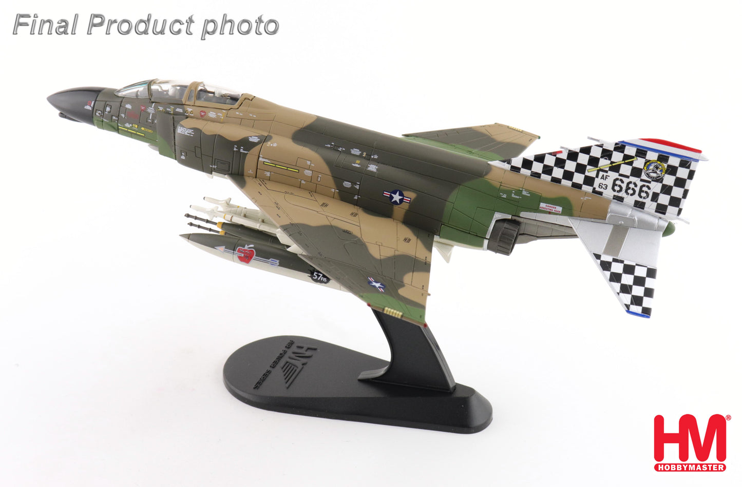 1/72 F-4C Phantom II "Wiliam Tell" 63-7666 57th FIS USAF Iceland 1977