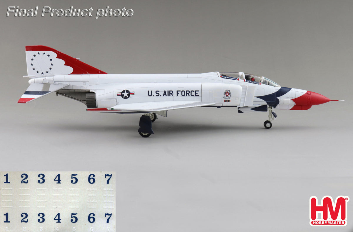 1/72 F-4E Thunderbirds USAF 1973/74 Season (with Decals for No.1 to 7 Planes)