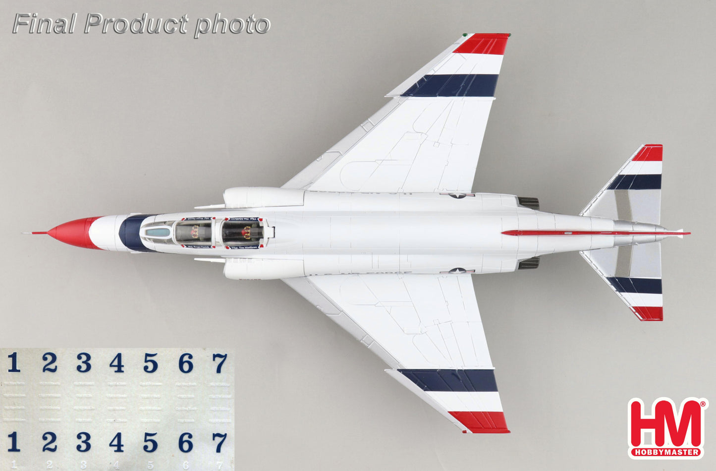 1/72 F-4E Thunderbirds USAF 1973/74 Season (with Decals for No.1 to 7 Planes)