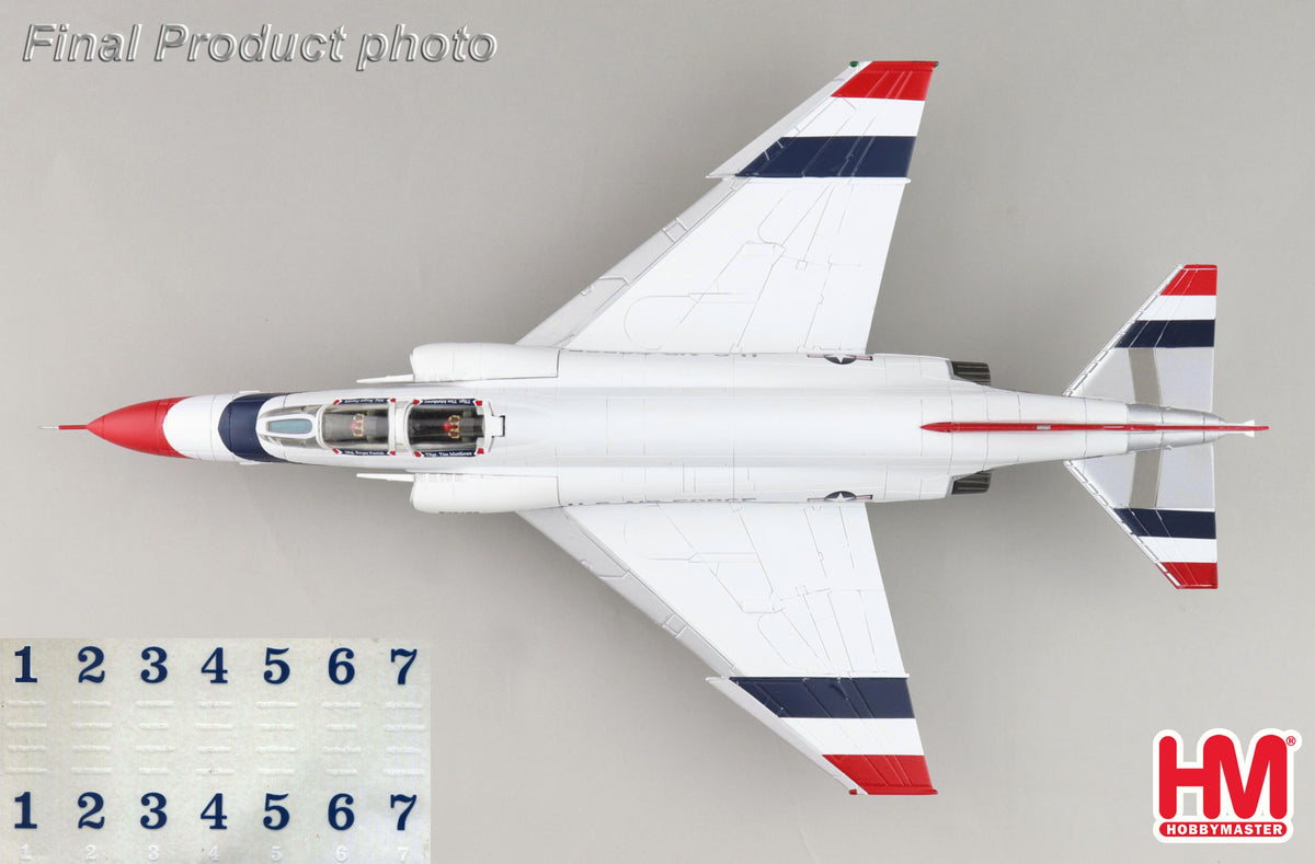 1/72 F-4E Thunderbirds USAF 1973/74 Season (with Decals for No.1 to 7 Planes)