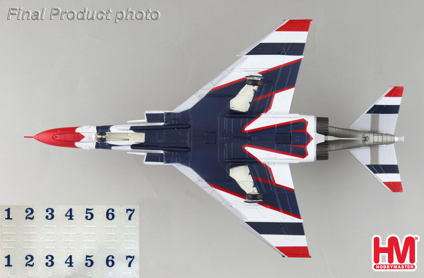 1/72 F-4E Thunderbirds USAF 1973/74 Season (with Decals for No.1 to 7 Planes)