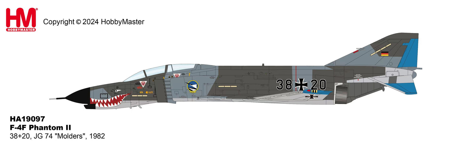 1/72 F-4F Phantom II 38+20 JG 74 "Molders" 1982