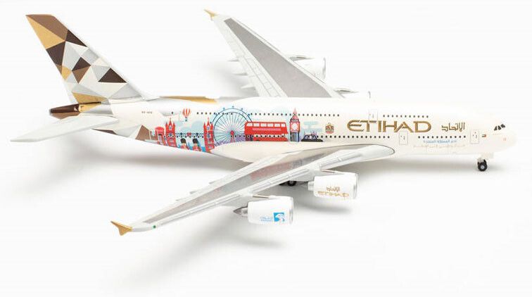 1/500 Etihad Airways Airbus A380 - Choose The United Kingdom - A6-APE