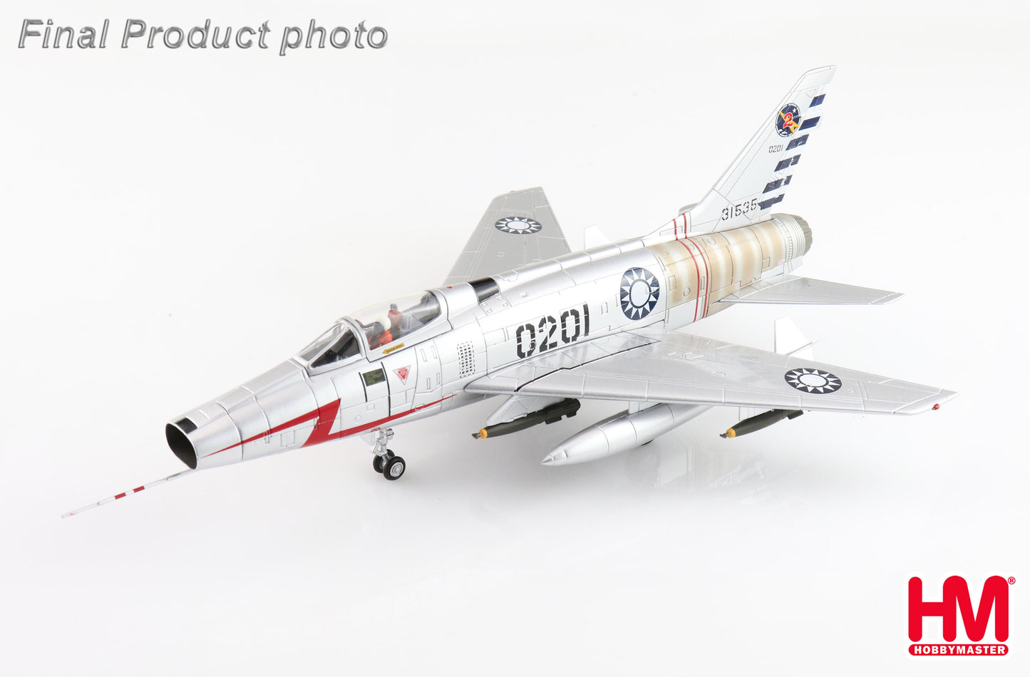 1/72 F-100D Super Sabre 020/51-1535 41st Sqn. ROCAF