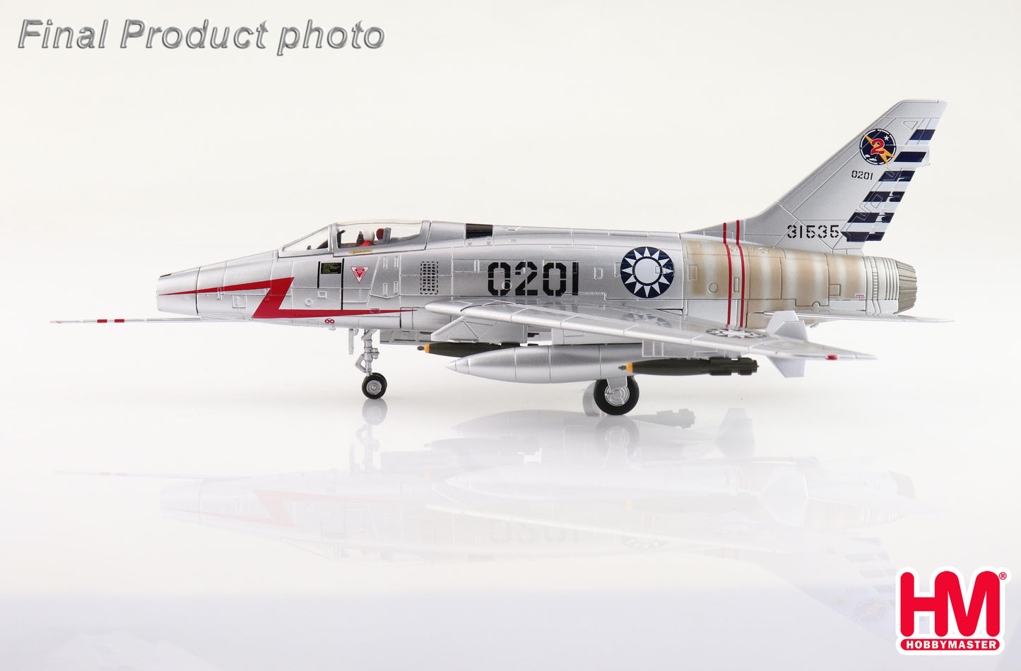 1/72 F-100D Super Sabre 020/51-1535 41st Sqn. ROCAF