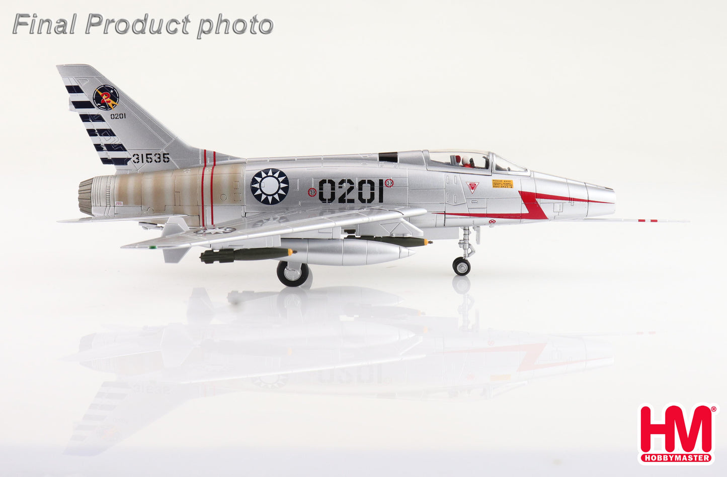 1/72 F-100D Super Sabre 020/51-1535 41st Sqn. ROCAF