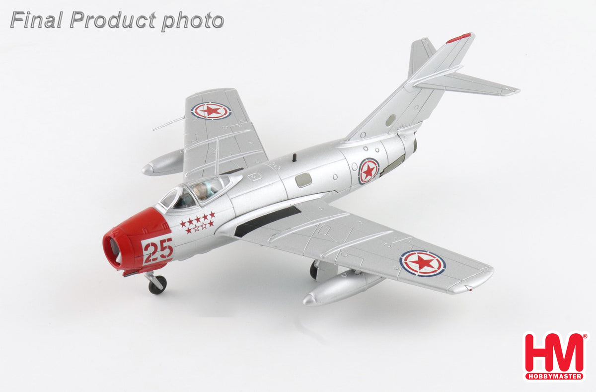 1/72 MIG-15bis Red 25 Chinese People's Volunteers Air Force North Korea 1950s (with Climbing Ladder)