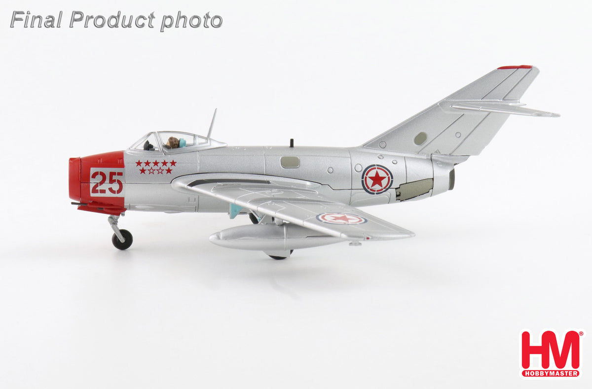 1/72 MIG-15bis Red 25 Chinese People's Volunteers Air Force North Korea 1950s (with Climbing Ladder)