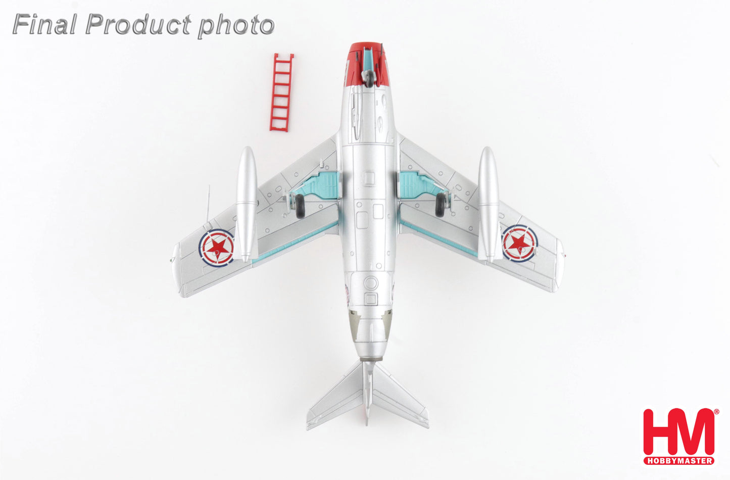 1/72 MIG-15bis Red 25 Chinese People's Volunteers Air Force North Korea 1950s (with Climbing Ladder)