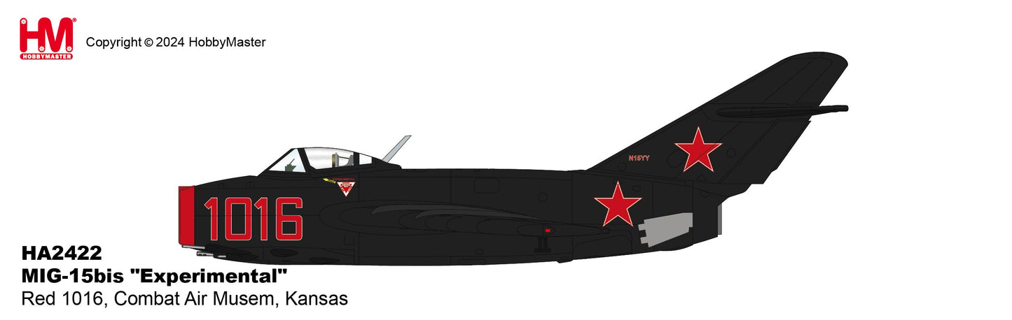 1/72 MIG-15bis "Experimental" Red 1016 Combat Air Musem Kansas