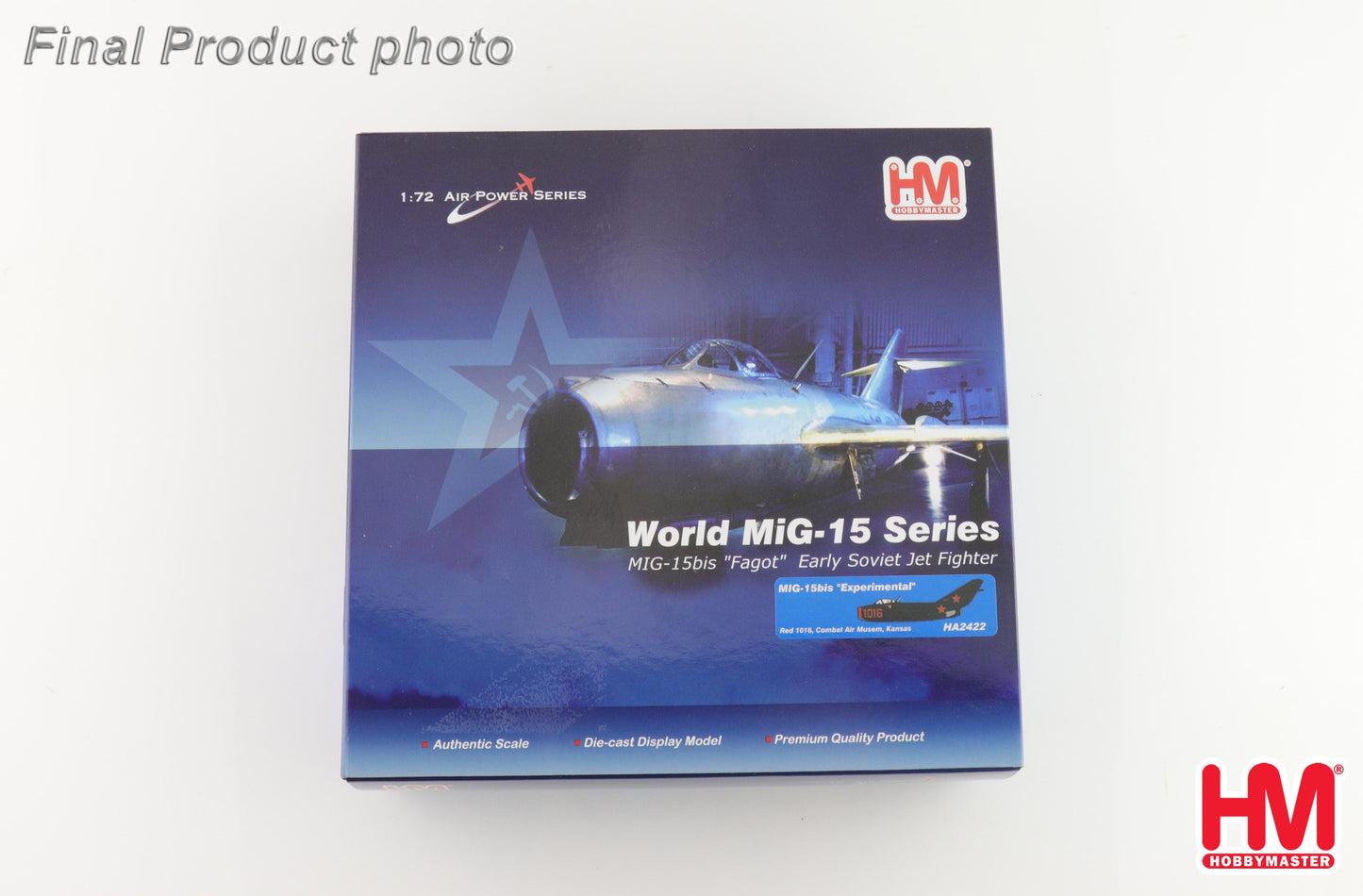 1/72 MIG-15bis "Experimental" Red 1016 Combat Air Musem Kansas