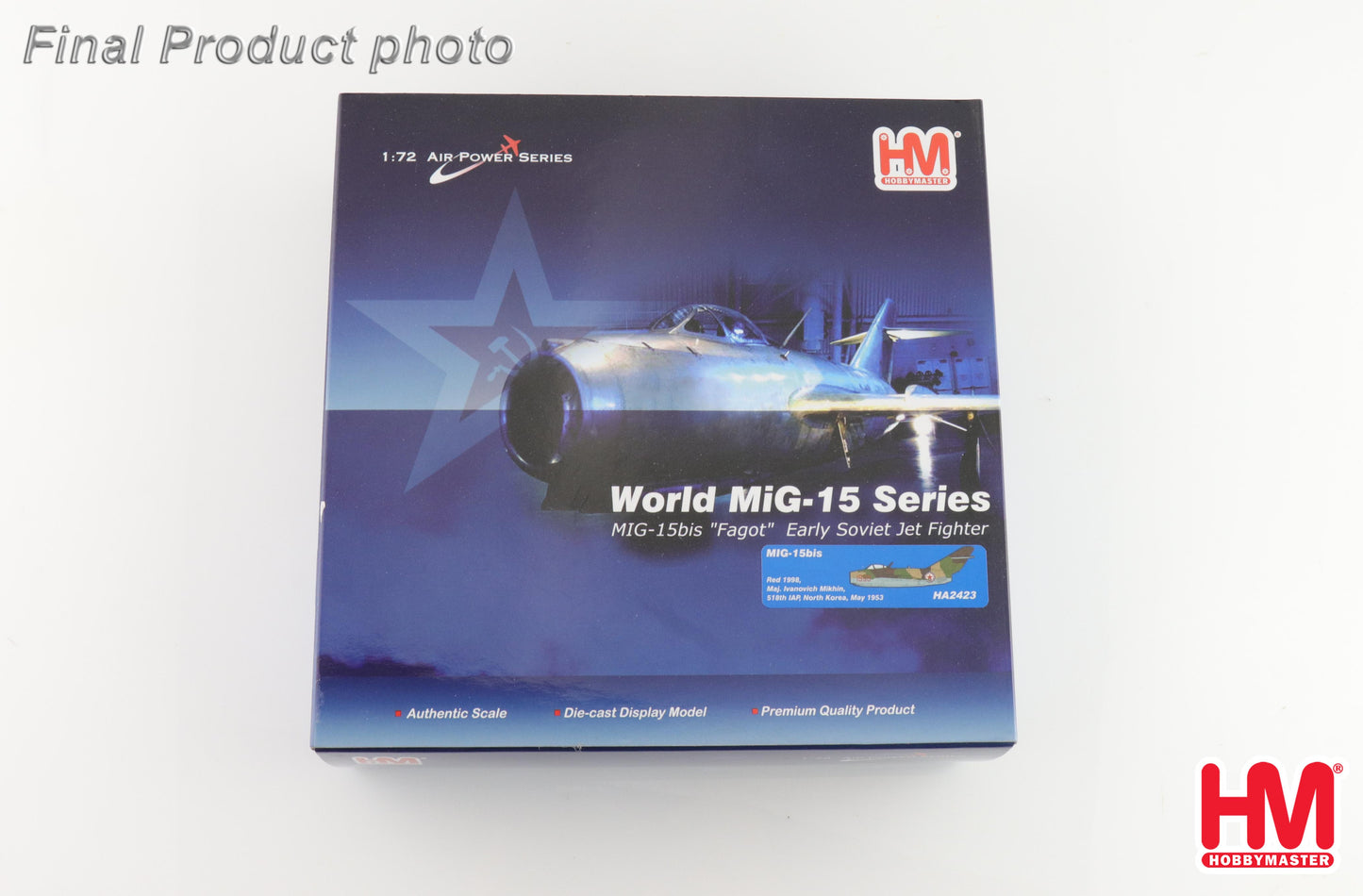 1/72 MIG-15bis Red 1998 Maj. Ivanovich Mikhin 518th IAP North Korea May 1953