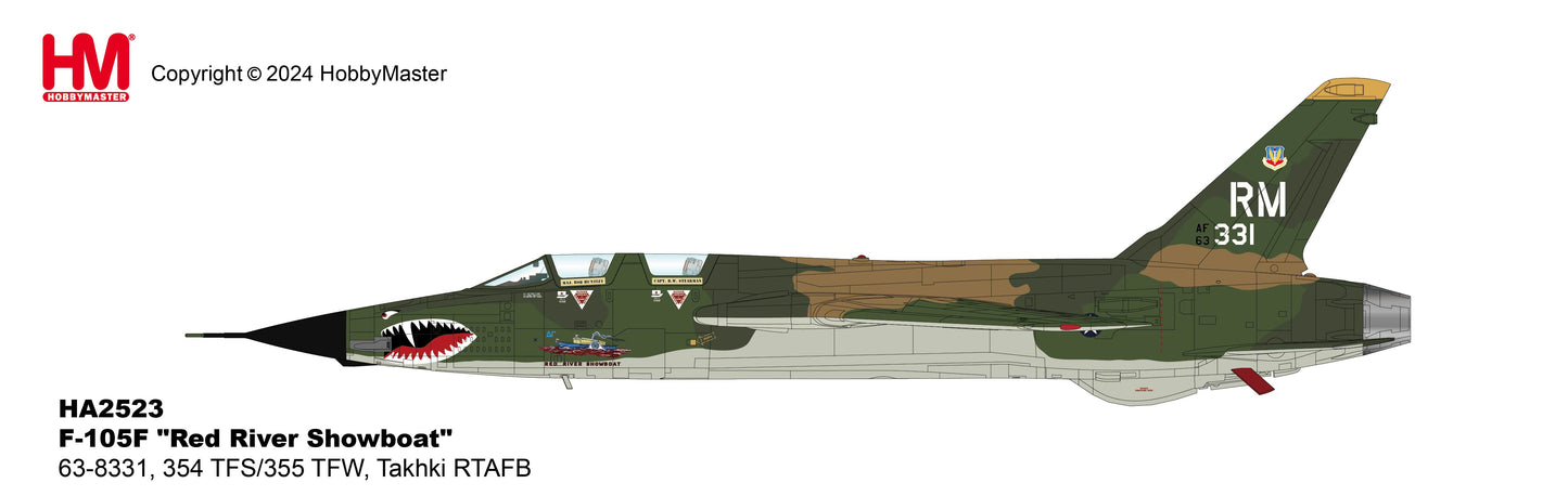1/72Â F-105F "Red River Showboat" 63-8331 354 TFS/355 TFW Takhki RTAFB
