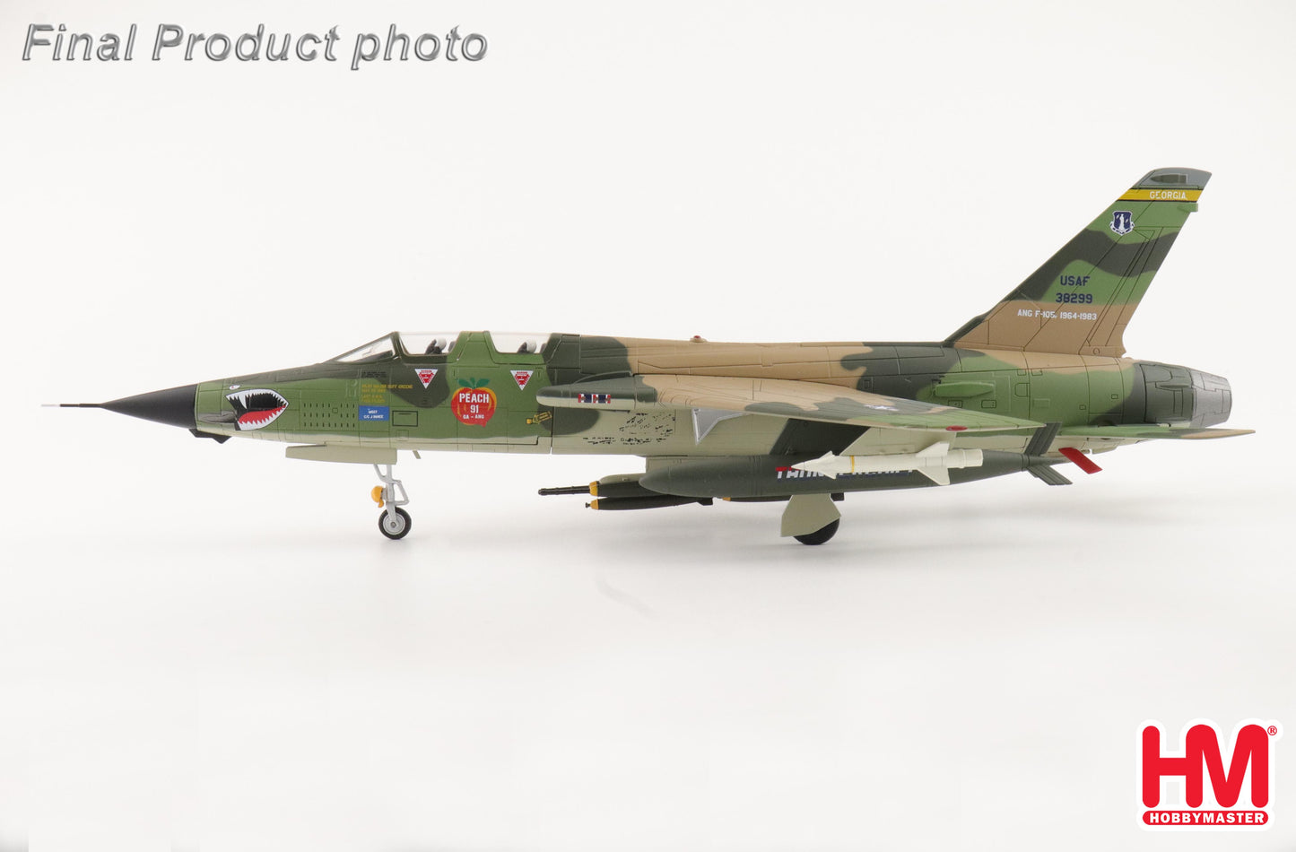 1/72 F-105F Thunderchief "Peach 91" 63-8299 128th TFS Dobbins 24 May 1983