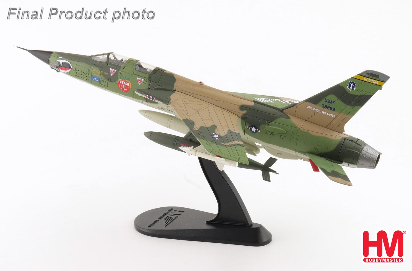 1/72 F-105F Thunderchief "Peach 91" 63-8299 128th TFS Dobbins 24 May 1983