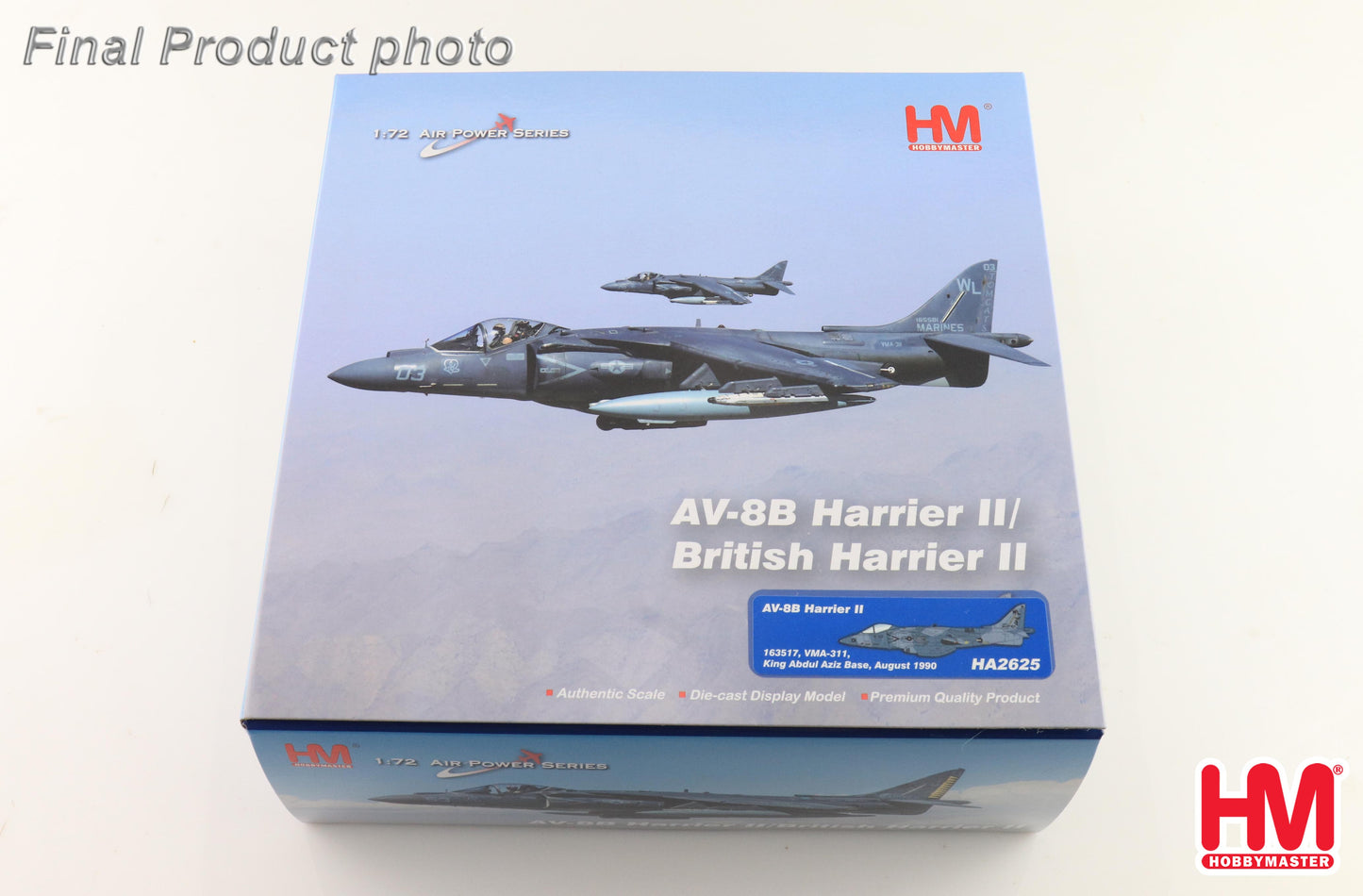 1/72 AV-8B Harrier II 163517 VMA-311 King Abdul Aziz Base August 1990