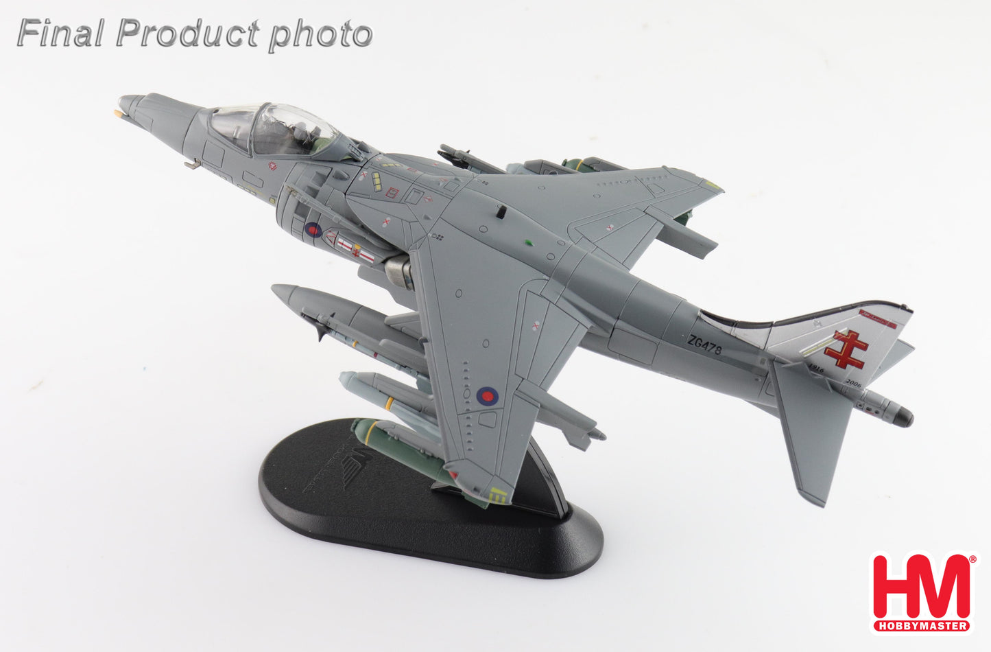 1/72 Harrier GR.9A ZG478 41 (R) Sqn. RAF Coningsby Air Base March 2006
