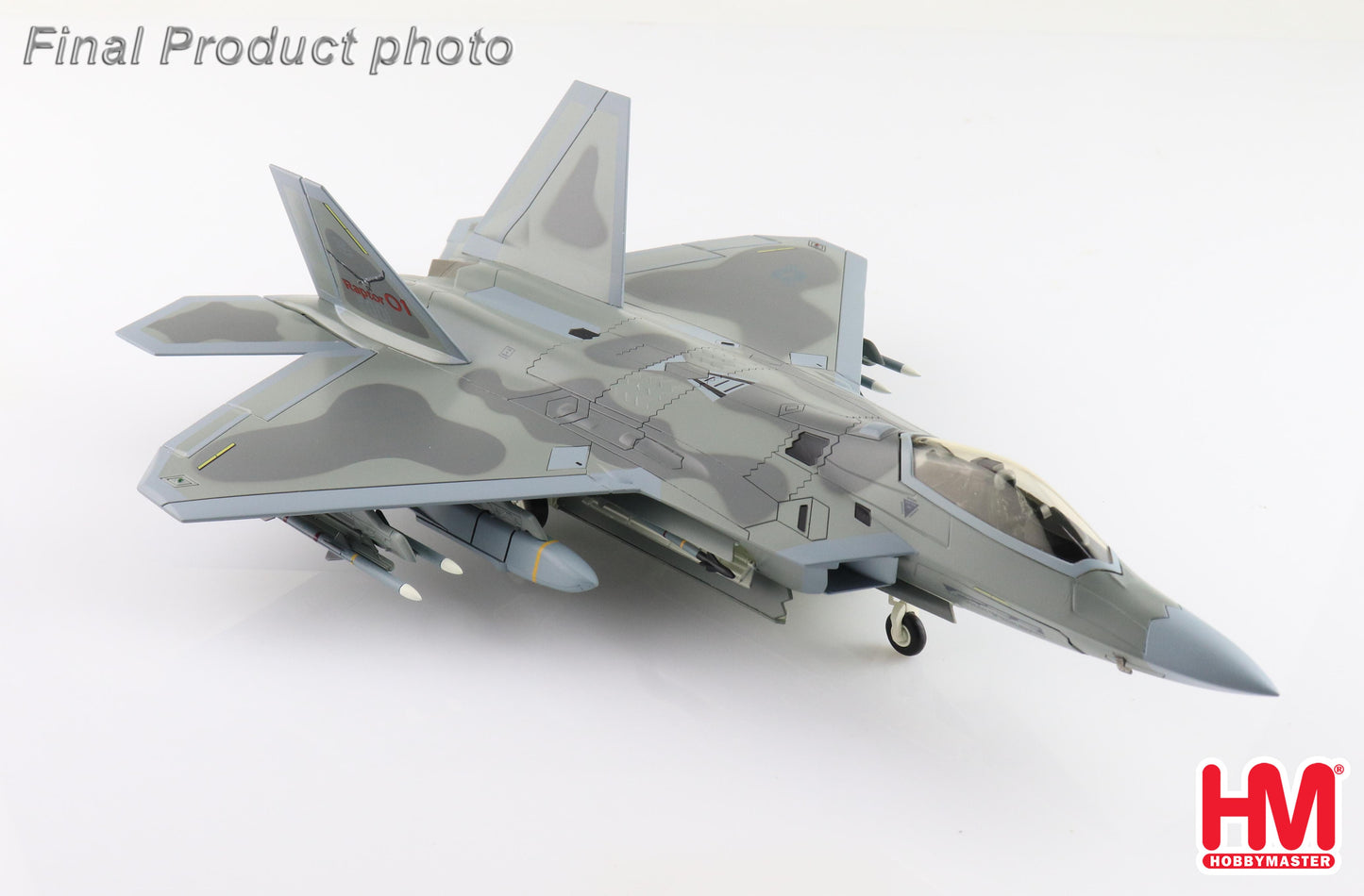 1/72Â F-22 Raptor "Spirit of America" (Underwing Weapons: 2 x AGM-158 8 x AIM-120 2 x Fuel Tanks)