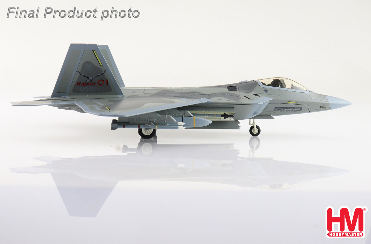 1/72Â F-22 Raptor "Spirit of America" (Underwing Weapons: 2 x AGM-158 8 x AIM-120 2 x Fuel Tanks)