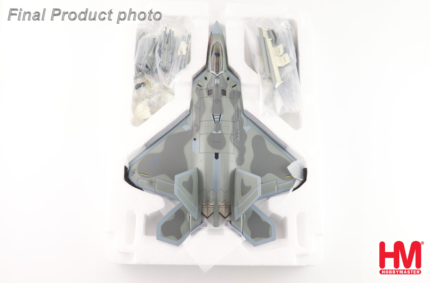 1/72Â F-22 Raptor "Spirit of America" (Underwing Weapons: 2 x AGM-158 8 x AIM-120 2 x Fuel Tanks)