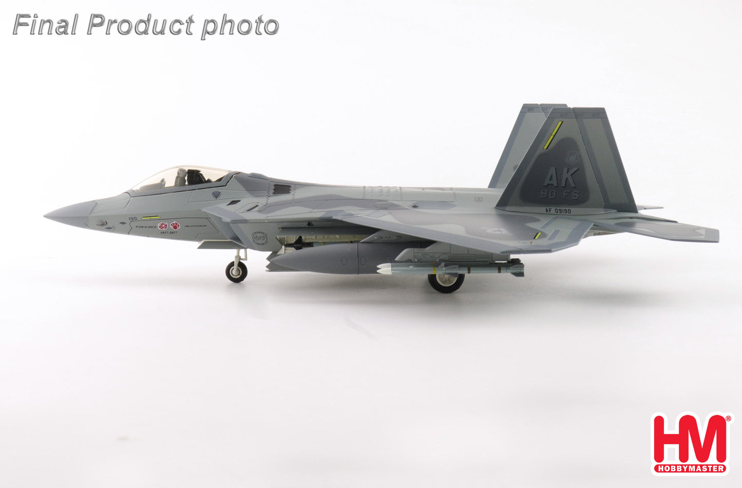 1/72 F-22 "90th FS 100th Anniv. Scheme" 09-4190 90th FS Elmendorf AB 2017