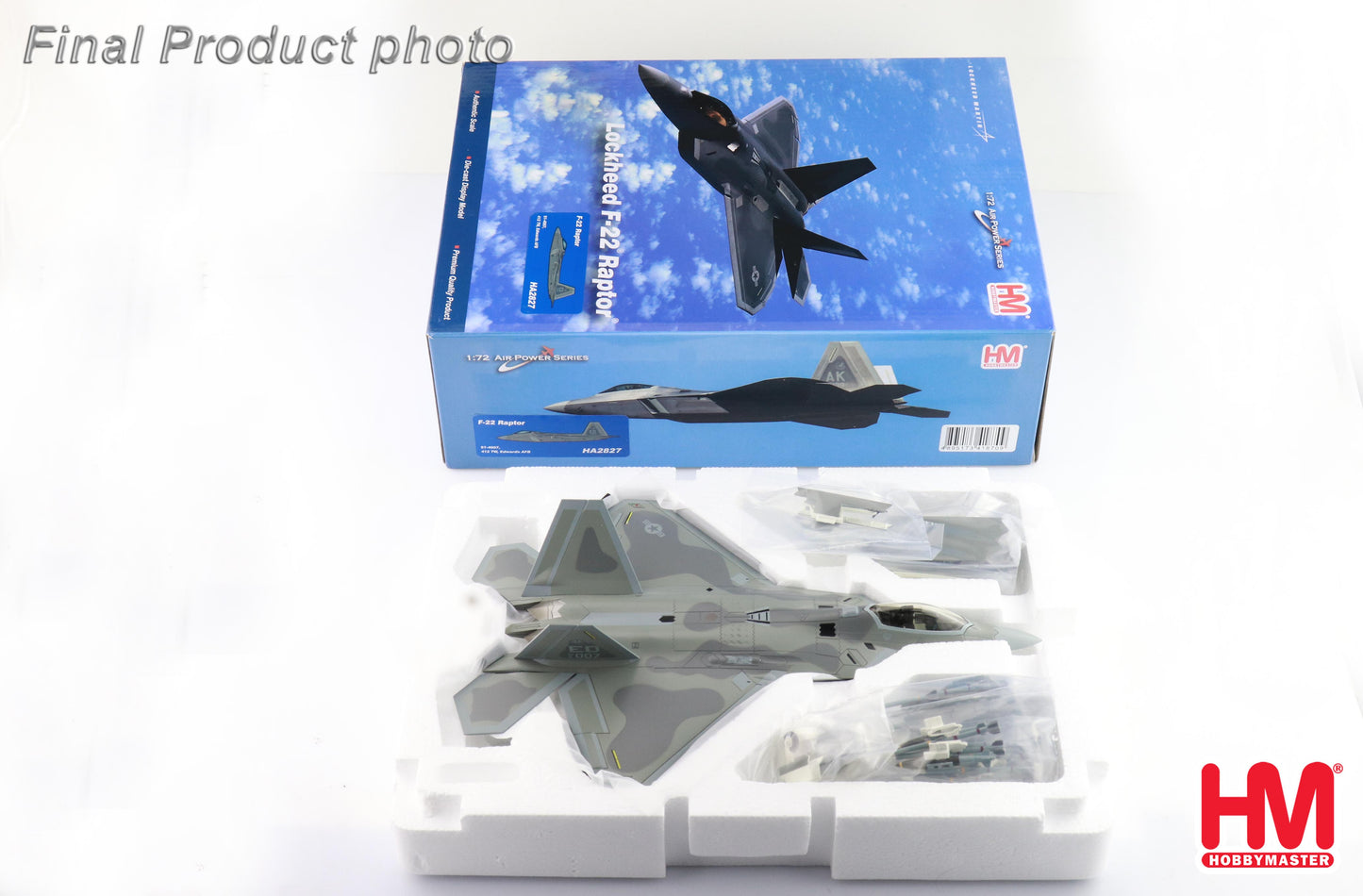 1/72 F-22 Raptor 91-4007 412 TW Edwards AFB
