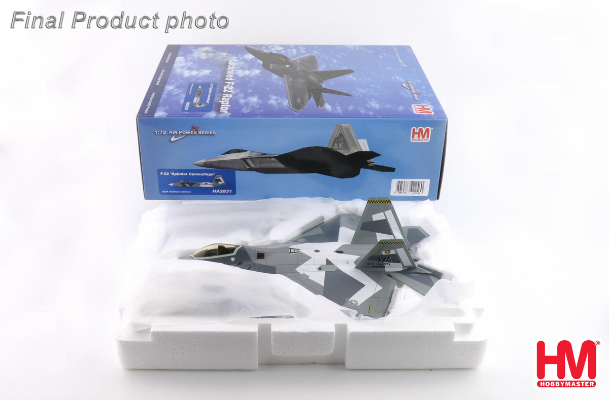 1/72 F-22 "Splinter Camouflage" USAF (Fictitious Scheme)