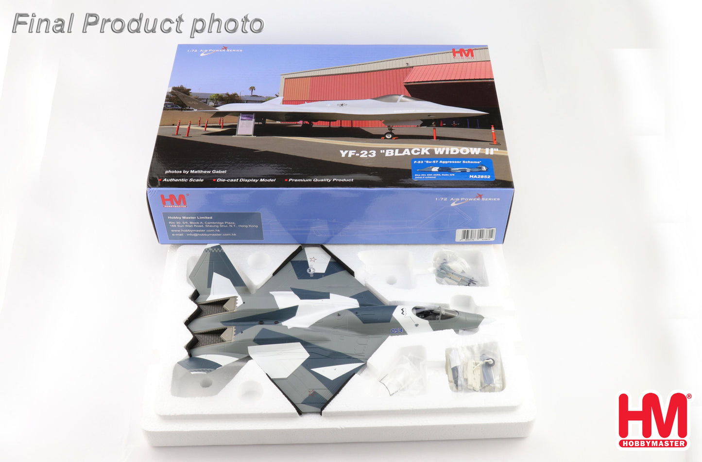 1/72 F-23 "Su-57 Aggressor Scheme" Blue 054 65th AGRS Nellis AFB (What if Scheme)