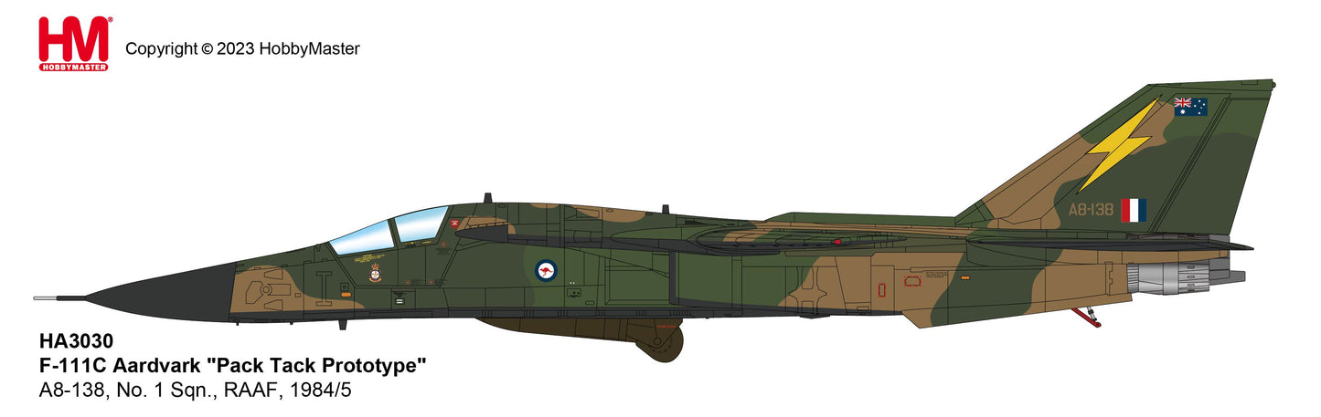 1/72 F-111C Aardvark "Pave Tack Prototype" A8-138 No. 1 Sqn. RAAF 1984/5