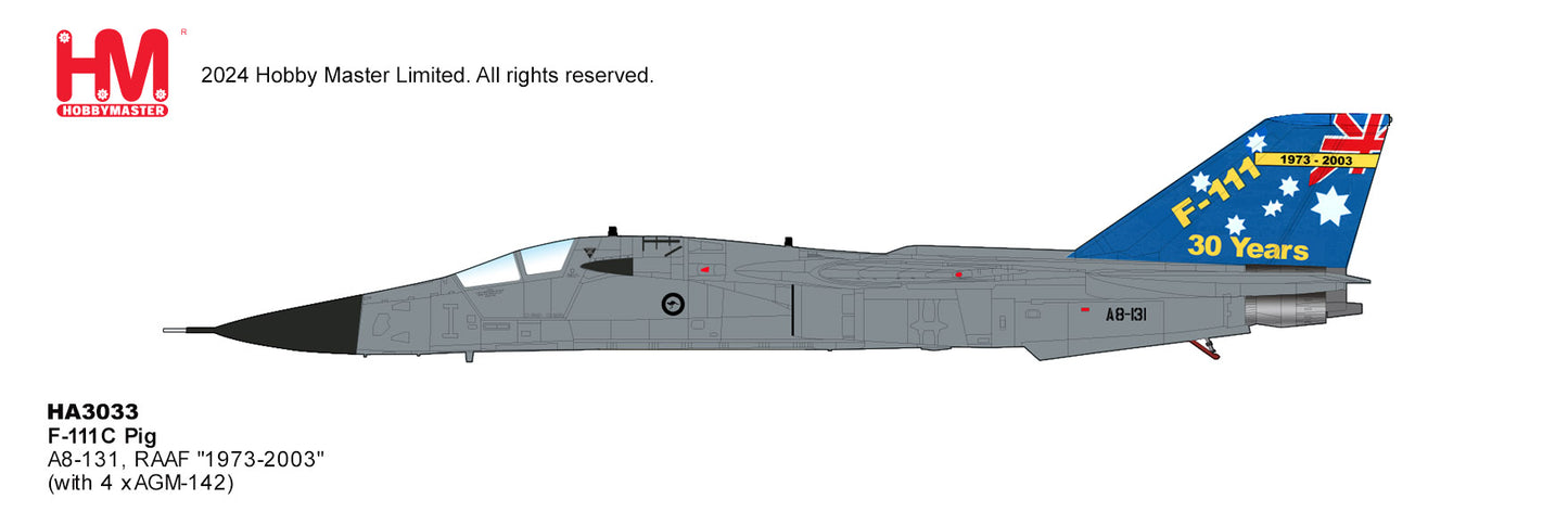 1/72 F-111C Pig A8-131 RAAF "1973-2003" (with 4 x AGM-142)