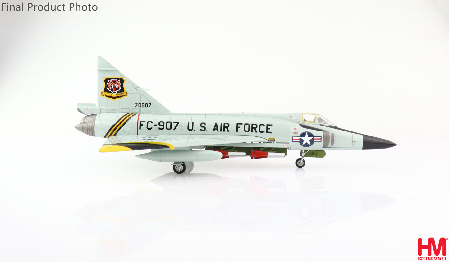 1/72 F-102A Delta Dagger USAF #70907 460th FIS Cave Tigrim 337th FG Portland Air National Guard Base 1962