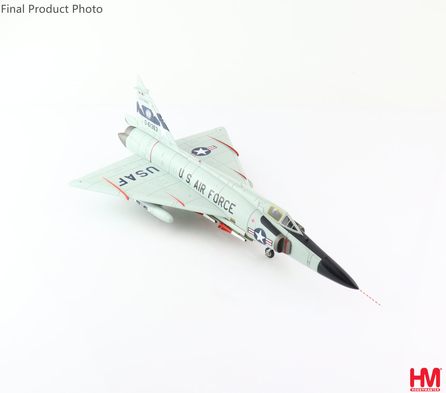 1/72 F-102A Delta Dagger USAF 0-61363 196 FIS 163 FIG California Air National Guard Early 1970s