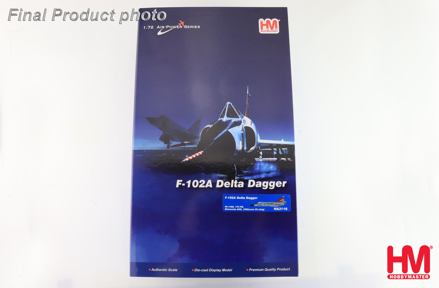 1/72 F-102A Delta Dagger 56-1488 179 FIS Minnesota ANG 1966 (Case XX Wing)