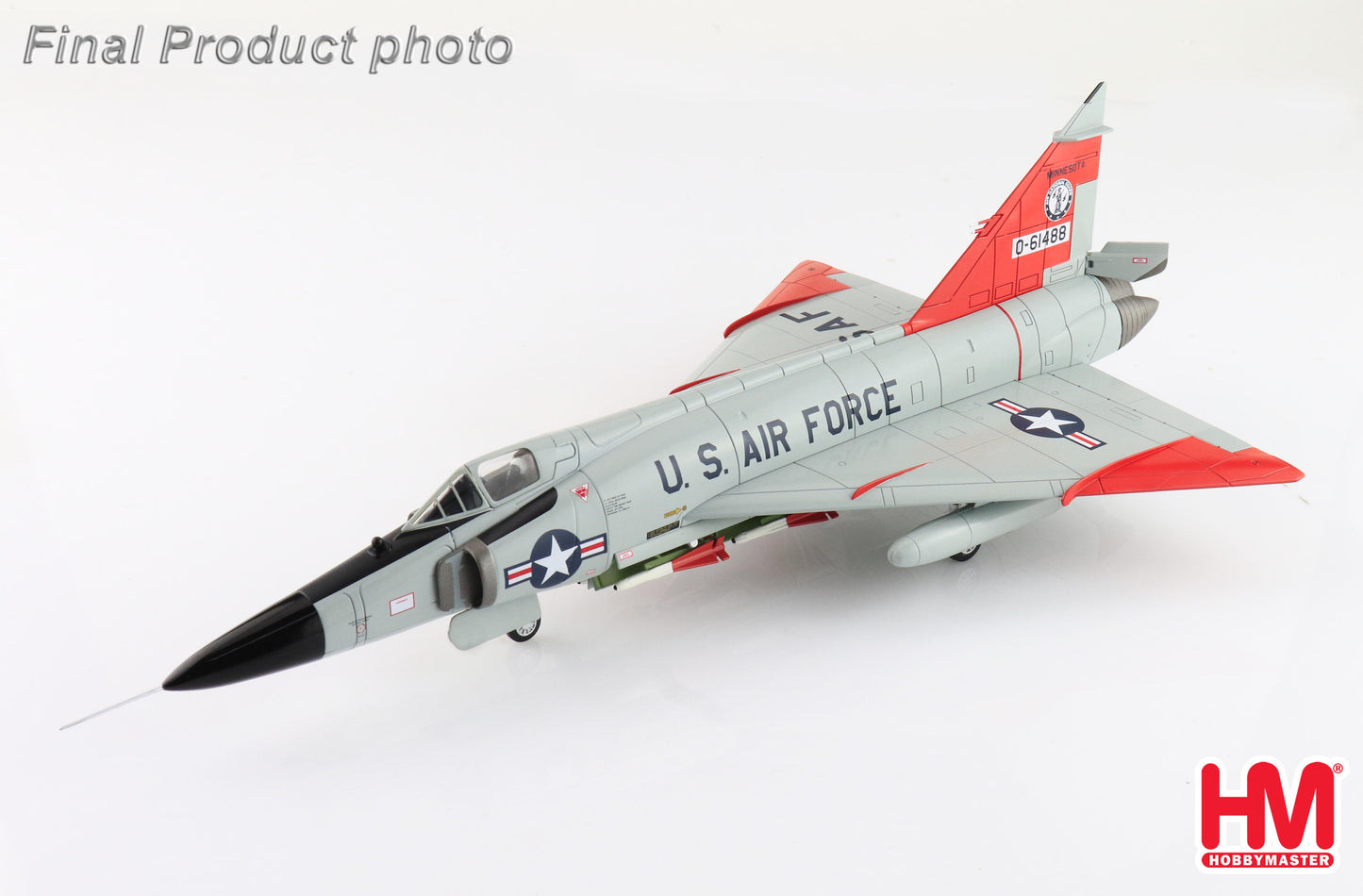 1/72 F-102A Delta Dagger 56-1488 179 FIS Minnesota ANG 1966 (Case XX Wing)