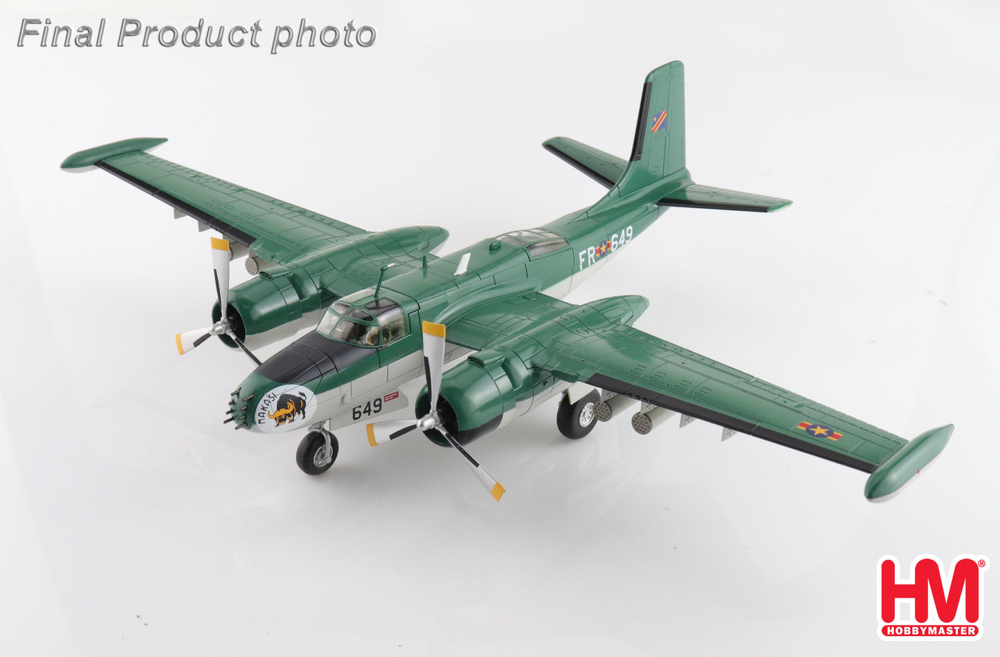 1/72Â B-26K Counter Invader 64-17649 Congolese Air Force Brazzaville 1965 (with 4 x LAU Rocket Launchers)